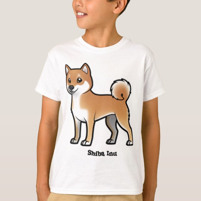 T-shirt shiba inu (Devant)