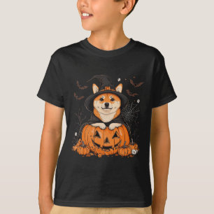 T-shirt Shiba Inu Chien Citrouille Halloween Thanksgiving