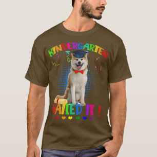 T-shirt Shiba Inu Dog Classe De Diplôme De 22 Maternelle
