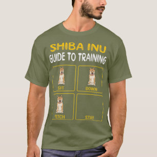 T-shirt Shiba Inu Guide Pour L'Entraînement À L'Obéissance