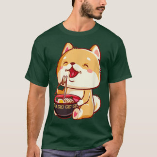 T-shirt Shiba inu ramen pour chien