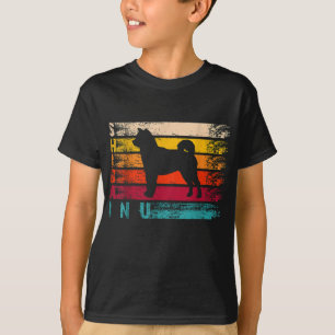 T-shirt Shiba Inu Silhouette Amoureux des chiens Gi