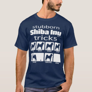 T-shirt Shiba Inu Tricks têtus