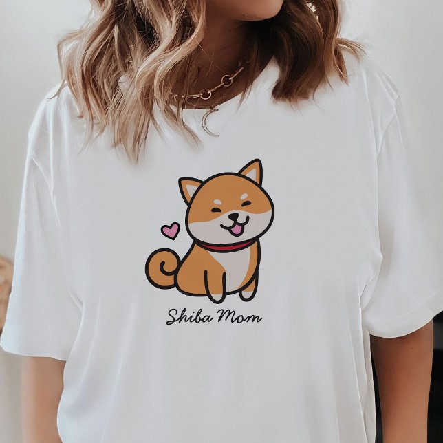T-shirt Shiba Mom Shiba Inu Chien (Créateur téléchargé)