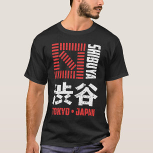 T-shirt Shibuya Tokyo Japon Souvenir Japonais Kanji Shibuy
