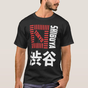 T-shirt Shibuya Tokyo Japon Souvenir Japonais Kanji Shibuy