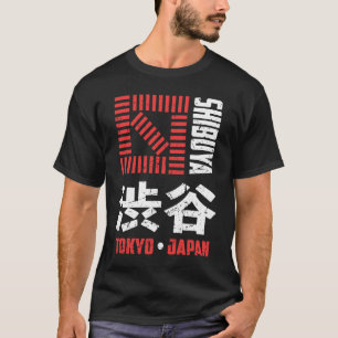 T-shirt Shibuya Tokyo Japon Souvenir Kanji japonais Shibuy