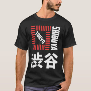 T-shirt Shibuya Tokyo Japon Souvenir Kanji japonais Shibuy