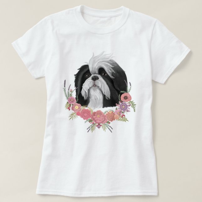 T-shirt Shih Tzu (Design devant)