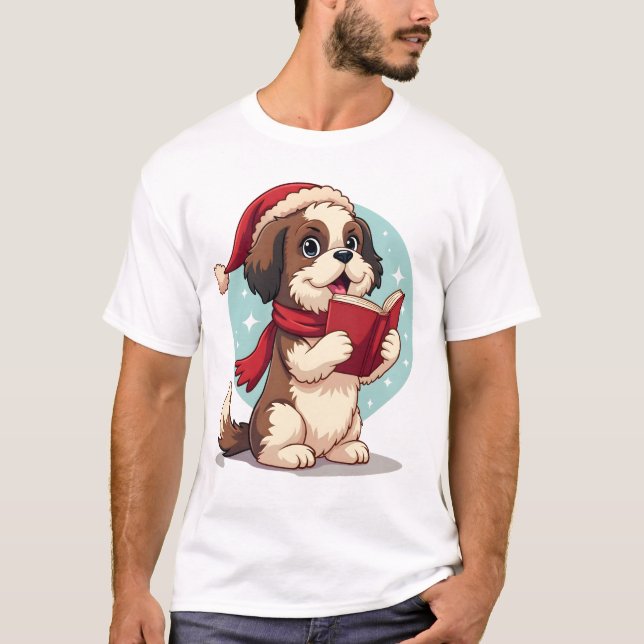 T-shirt Shih Tzu Carol Singer (Devant)