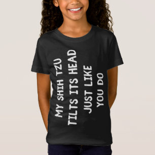T-Shirt Shih Tzu Funny Chien Amant Cadeau Femme mignonne H