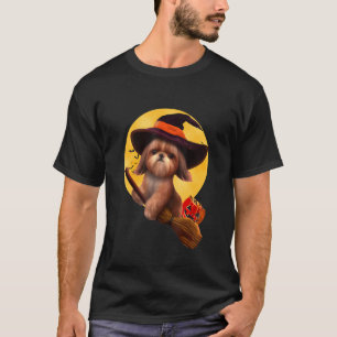 T-shirt Shih Tzu Halloween Costume Hommes Femmes Garçons F