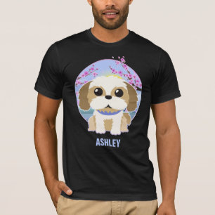T-shirt Shih tzu Kawaii Cadeau Chien Animal de compagnie M