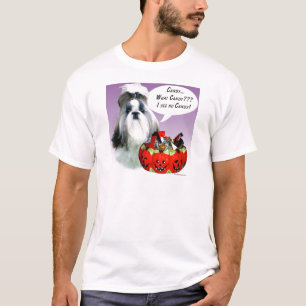 T-shirt Shih Tzu (préparé) Halloween Candy