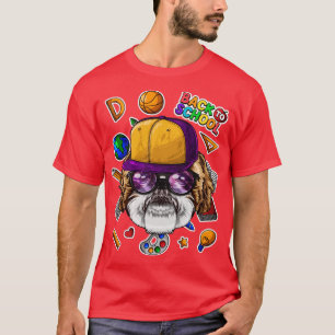 T-shirt Shih Tzu Retour À L'École Premier Jour De Chien De