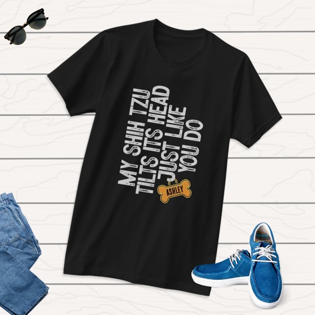 T-shirt Shih tzu Tlit Thead comme vous le faites (Créateur téléchargé)