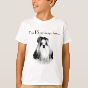 T-shirt Shih Tzu, un visage heureux