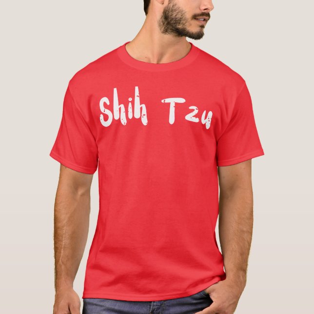 T-shirt Shihzu Chiens cadeau (Devant)