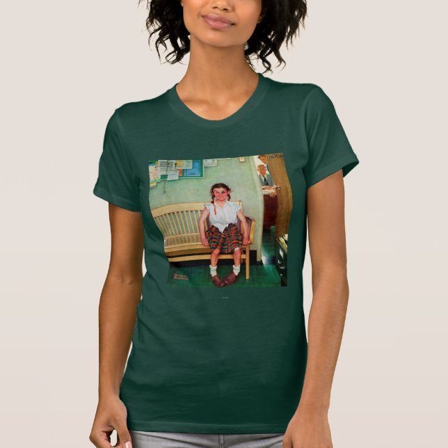 T-shirt Shiner ou à l'extérieur du bureau du directeur (Devant)