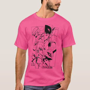 T-shirt Shinji Ikari Et Asuka Langley - Eva 02 Et Eva 01