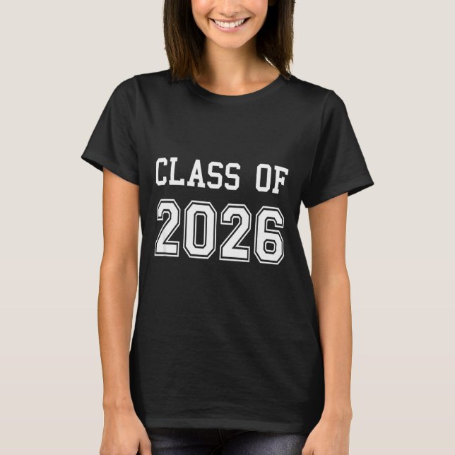 T-shirt Shirt Class Graduation Graduate (Devant)