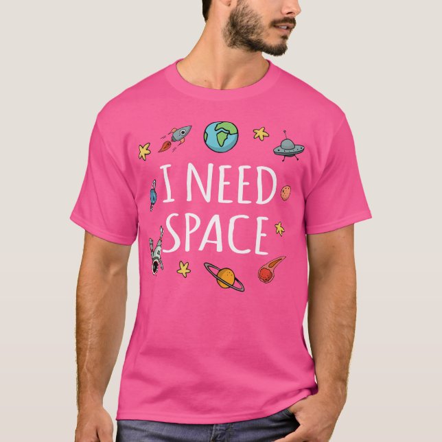 T-shirt Shirt Funny Astronomie Science (Devant)