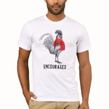 Shirtcocking a encouragé (texte noir) drôle