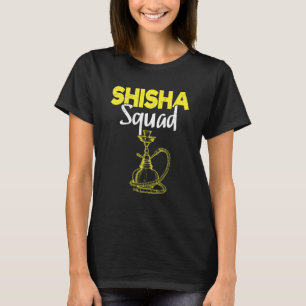 T-shirt Shisha Fumer Hookah Squad Hookah Hookah Plaisanter