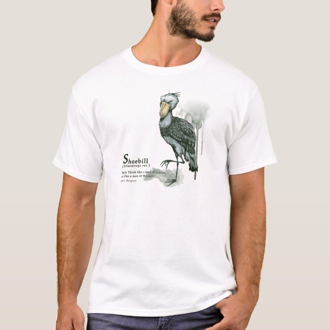 T-shirt shoebill - ink (Devant)