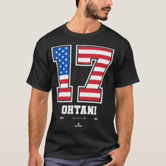 T-shirt Shohei Ohtani États-Unis Numéro de drapeau Pullove