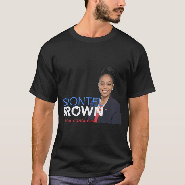 T-SHIRT SHONTEL BROWN, DÉMOCRATIQUE, VOTE, OHIO, CONGRÈS (Devant)