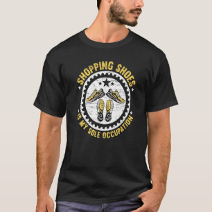 T-shirt Shopping Chaussures Est Ma Seule Tête De Neige D'O