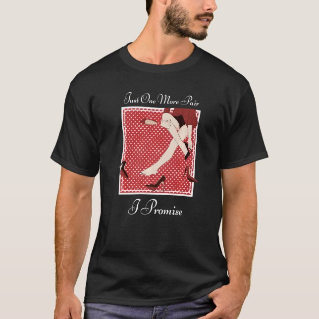 T-shirt Shopping De Chaussure Juste Un De Plus Paire Je Pr (Devant)