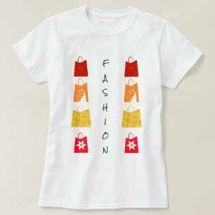 T-shirt Shopping Queen Collection-T-shirt femme