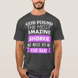 T-shirt Shorkie Lover Maman Fur Baby pour femmes Shitzu