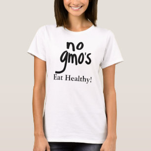 T-shirt Shout No OGM Mangez sainement, protégez notre alim