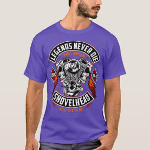T-shirt SHOVELHEAD 19661984 Moto-moteur Oldschool Ch