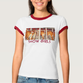 T-shirt Show Girls - Chevaux belges