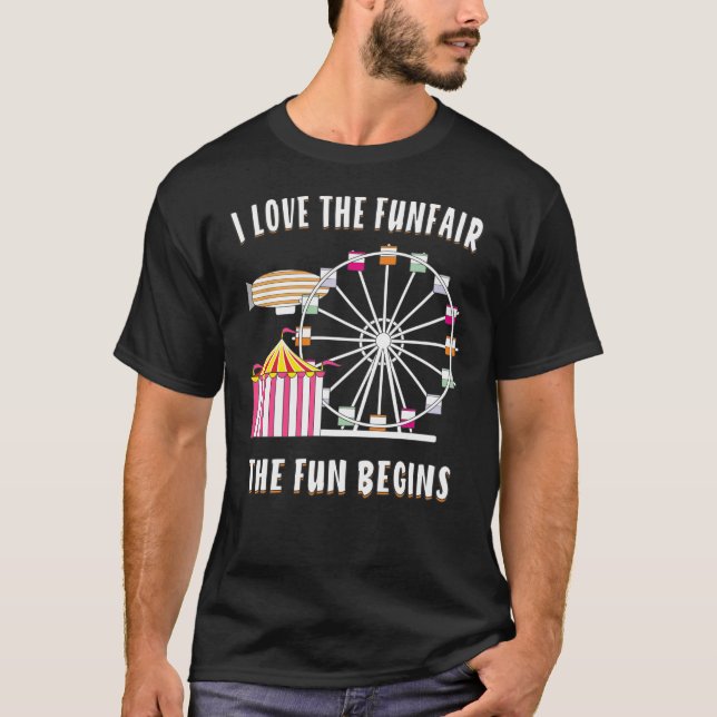 T-shirt Showman Fun Fair Ferris Wheel (Devant)