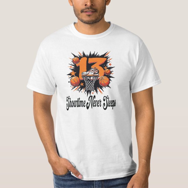 T-shirt Showtime ne dort jamais (Devant)