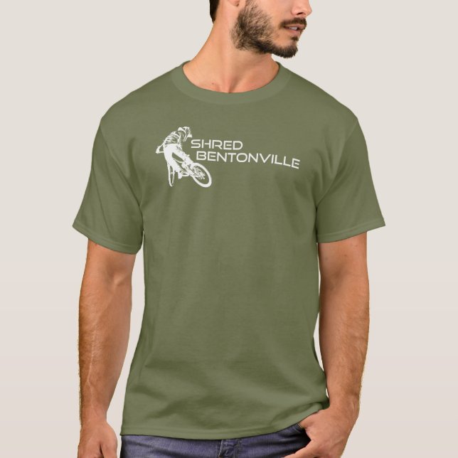 T-shirt Shred Bentonville VTT Arkansas (Devant)
