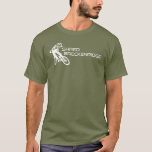 T-shirt Shred Breckenridge Colorado VTT