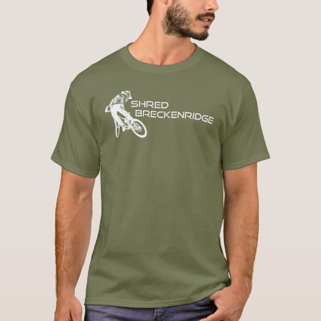 T-shirt Shred Breckenridge Colorado VTT (Devant)
