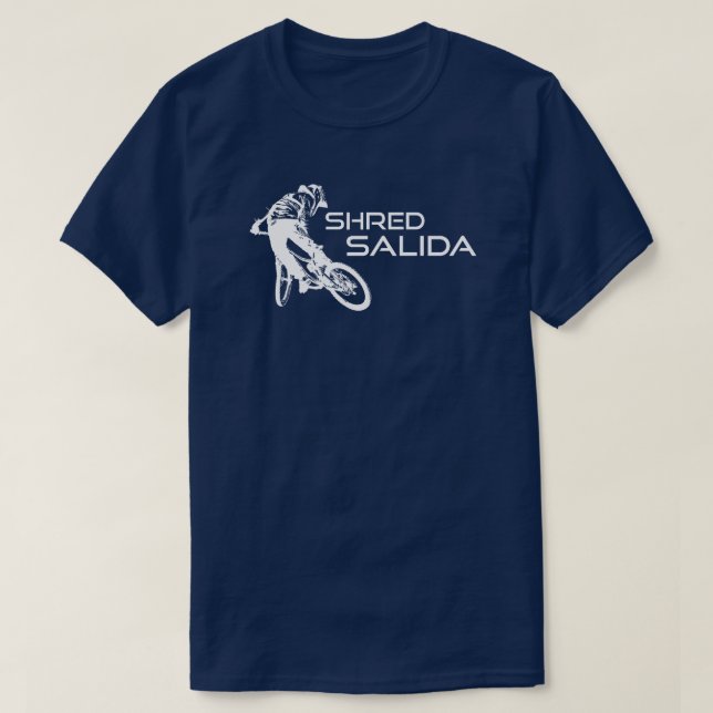 T-shirt Shred Salida Colorado VTT (Design devant)