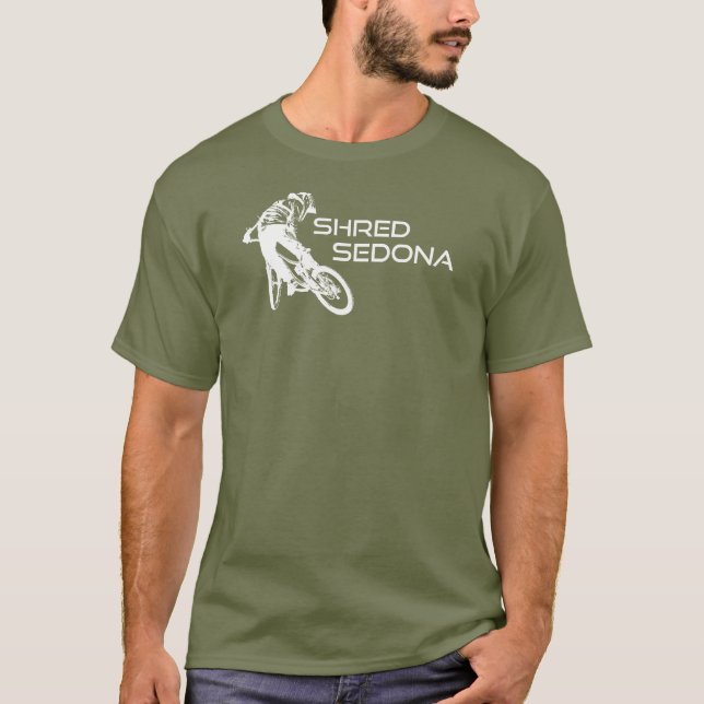 T-shirt Shred Sedona Arizona VTT (Devant)