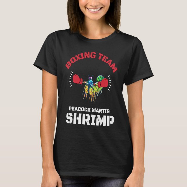 T-shirt Shrimp Mantis Boxer Gloves  Men Women Kids (Devant)