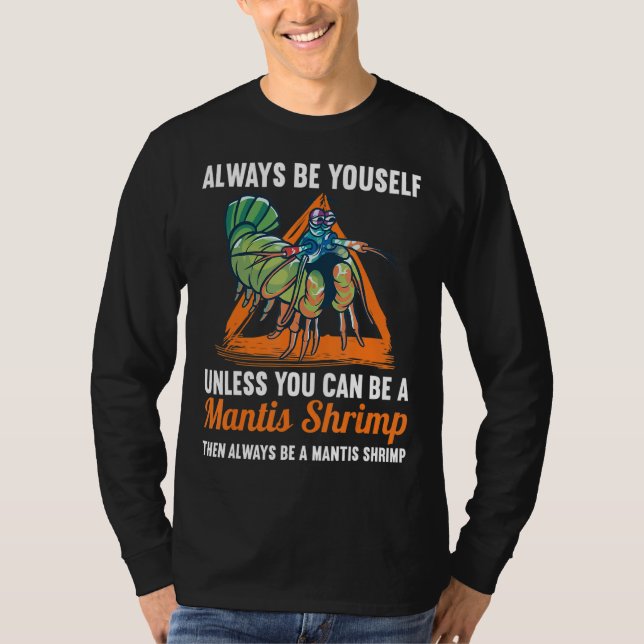 T-shirt Shrimps Animal Protectionmignon Peacock Mantis Shr (Devant)