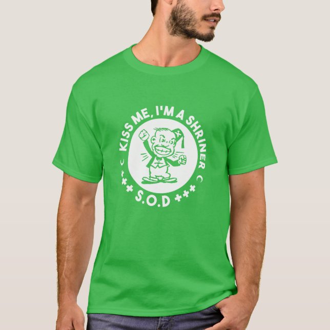 T-shirt Shriner de combat - édition de St Patty (Devant)