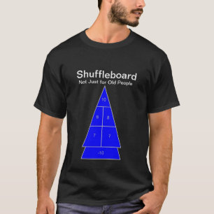T-shirt Shuffleboard - pas simplement pour les personnes