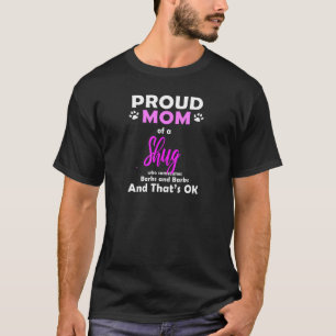 T-shirt Shug Maman Chien Aimer Allemand Berger Carlin